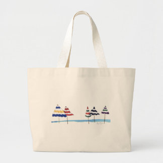 Paraplu's op de aanflaag grote tote bag