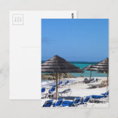 Paraplu's op de Bahama's Briefkaart (Voorkant / Achterkant)