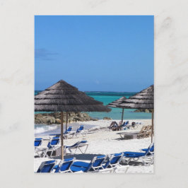 Paraplu's op de Bahama's Briefkaart