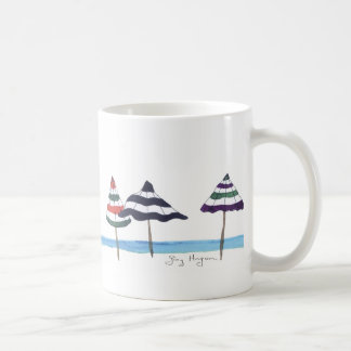 Paraplu's op de Mokken van het strand & Drinkware