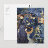 Paraplu's Pierre-Auguste Renoir Moederdagkaart Briefkaart (Voorkant / Achterkant)