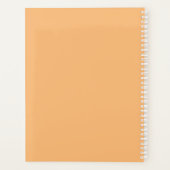 Paraplu's Sinaasappel Kleurrijke School Classroom Planner (Achterkant)