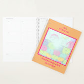 Paraplu's Sinaasappel Kleurrijke School Classroom Planner (Display)