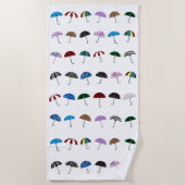 Paraplu's strandlaken (Voorkant)