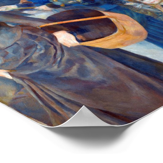 Paraplu's van Pierre-Auguste Renoir Poster (Hoek)