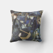 Paraplu's van Pierre Renoir,  impressionisme Kussen (Achterkant)