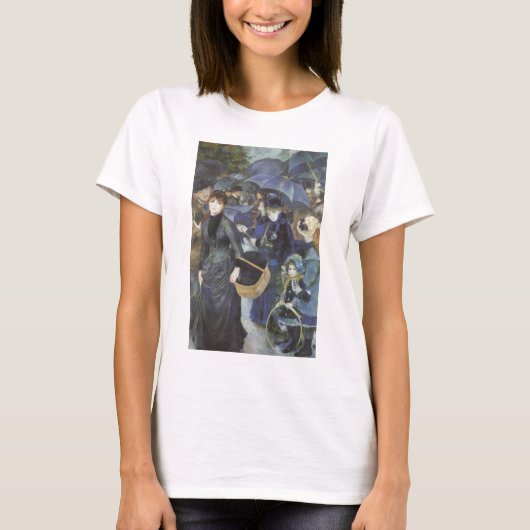 Paraplu's van Pierre Renoir,  impressionisme T-shirt (Voorkant)