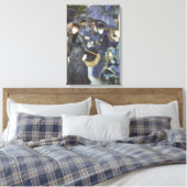 Paraplu's van Pierre Renoir, Vintage Impressionism Canvas Afdruk (Insitu (Slaapkamer))