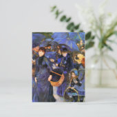 Paraplu's van Renoir Briefkaart (Staand voorkant)