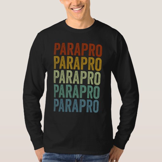 Parapro Paraeducator Paraprofessional T-shirt (Voorkant)