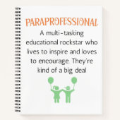Paraprofessional Appreciation Day 2022 Notitieboek (Voorkant)