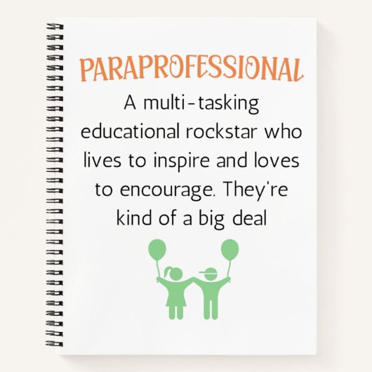 Paraprofessional Appreciation Day 2022 Notitieboek (Voorkant)