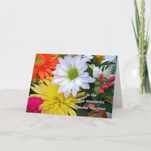 Paraprofessional Appreciation Day, Bloemen Kaart