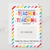 Paraprofessional Appreciation Day Gift Card Holder Kaart (Voorkant)