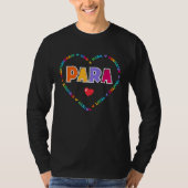 Paraprofessional Appreciation Week Back to School  T-shirt (Voorkant)