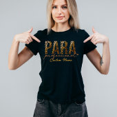 Paraprofessional Cheetah Print, para, cadeau T-shirt