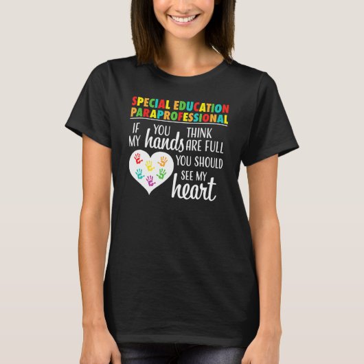 Paraprofessional Cute Appreciati T-shirt (Voorkant)
