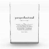 Paraprofessional Definition Waardering Gift Fotoblokken (Voorkant)