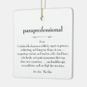 Paraprofessional Definition Waardering Gift Keramisch Ornament (Links)
