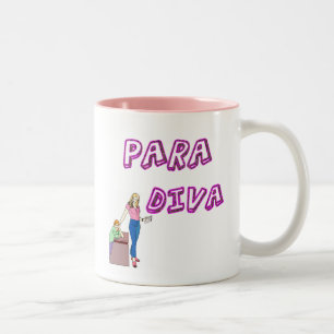 Paraprofessional Diva Tweekleurige Koffiemok