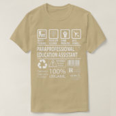 Paraprofessional Education Assistant Multitasking T-shirt (Design voorkant)