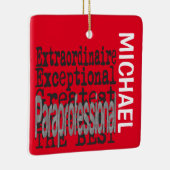Paraprofessional Extraordinaire CUSTOM Keramisch Ornament (Rechts)