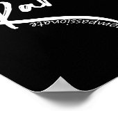 Paraprofessional Graphic T - shirts Topjes terug n Poster (Hoek)