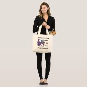 Paraprofessional Grote Tote Bag (Voorkant (model))