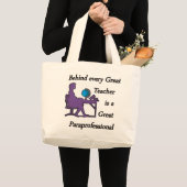 Paraprofessional Grote Tote Bag (Voorkant (product))