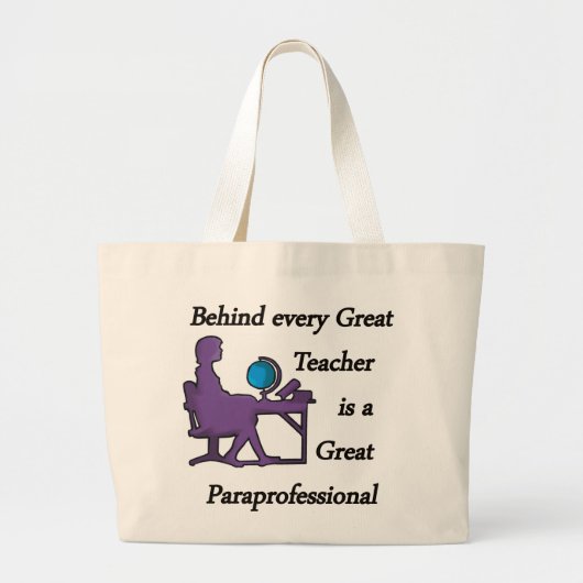 Paraprofessional Grote Tote Bag (Voorkant)
