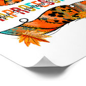Paraprofessional Happy Herfst Y'all Pumpkin Para T Poster (Hoek)