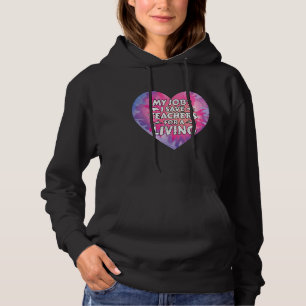 Paraprofessional I Save Teachers for a Living Para Hoodie
