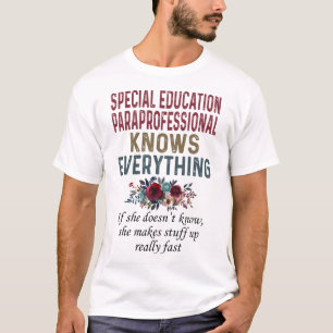 Paraprofessional in het bijzonder t-shirt