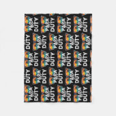 Paraprofessional, laatste schooldag fleece deken (Voorkant)