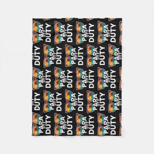 Paraprofessional, laatste schooldag fleece deken (Voorkant)