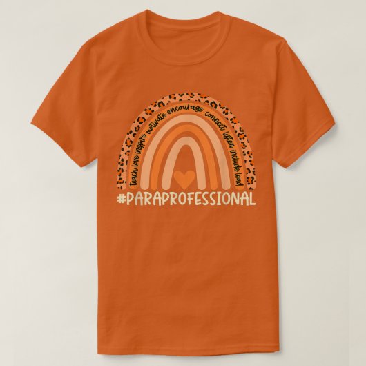 Paraprofessional Life Leopard grappenmaker T-shirt (Design voorkant)