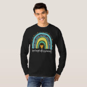 Paraprofessional Life Rainbow Teacher T-shirt (Voorkant volledig)
