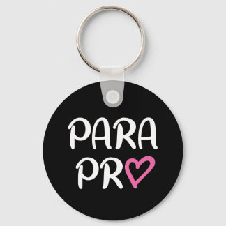 Paraprofessional Para Pro Heart Gift Sleutelhanger