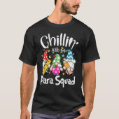 Paraprofessional Para Squad Chillin Gnomes Christm T-shirt (Voorkant)