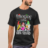 Paraprofessional Para Squad Hanging Gnomes Christm T-shirt (Voorkant)