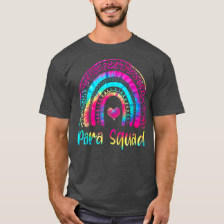 Paraprofessional Para Squad leraar Crew Tie Dye T-shirt