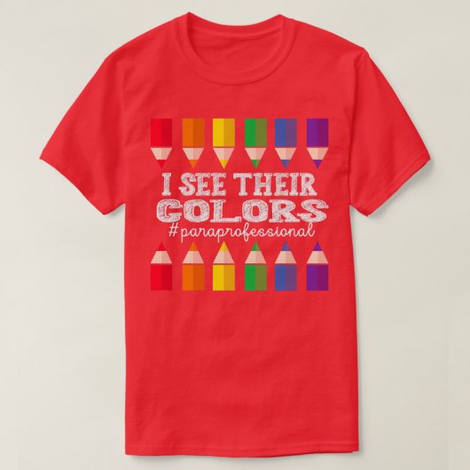 Paraprofessional Para Teacher Parapro Paradocent T-shirt (Design voorkant)