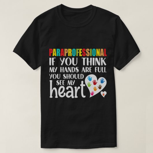 Paraprofessional Paradigent Novelty T-Shirt (Design voorkant)