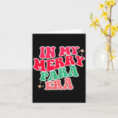 Paraprofessional Shirt, In My Para Era, Christmas  Kaart (Gele Bloem)