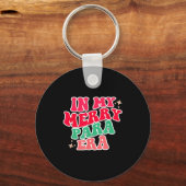 Paraprofessional Shirt, In My Para Era, Christmas  Sleutelhanger (Voorkant)