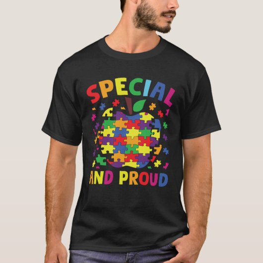 Paraprofessional Special and proud special educati T-shirt (Voorkant)