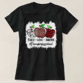 Paraprofessional terug naar school t-shirt (Design voorkant)