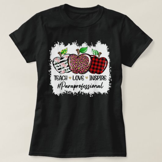 Paraprofessional terug naar school t-shirt (Design voorkant)