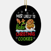 Paraprofessional van enkele zeer slimme cookies le keramisch ornament (Rechts)