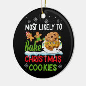 Paraprofessional van enkele zeer slimme cookies le keramisch ornament (Links)